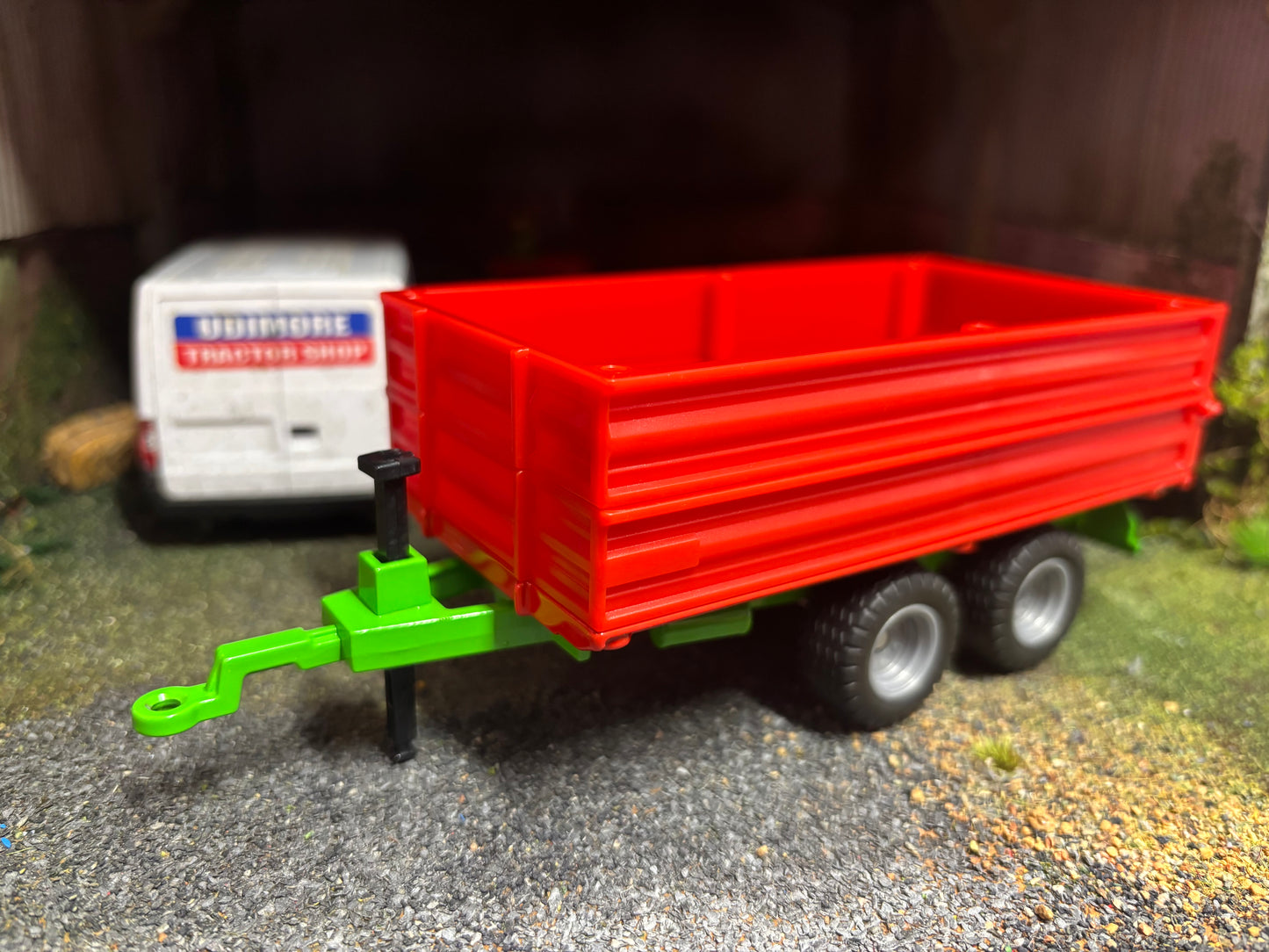 Dual tandem axle Tipping Trailer 1:32 scale boxed Siku 2881