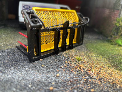 Albutt Black yellow Albutt push pull Buck Rake Laser cut BRASS Scratch Built  1:32 scale BLR Models