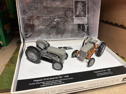 Universal Hobbies Ferguson FE35 Tractor & Ferguson TE 20 Set UH5206 Limited Edition Obsolete 1:32 Scale