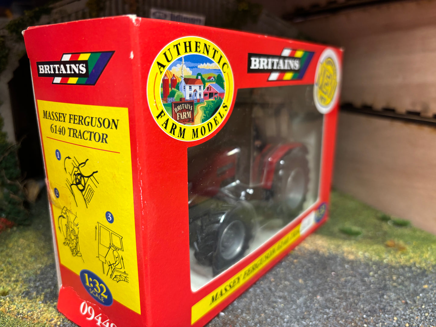 9449 Britains Massey Ferguson 6140 Tractor in original  Box obsolete VINTAGE