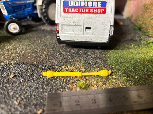 04535 Telescopic adjustable PTO Shaft 43mm - 55mm Gimbal Artisan32 Tractor farm machinery 1:32 scale