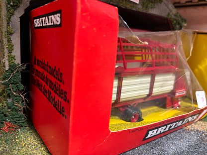 9578 Vintage Britains Pottinger Loader Wagon trailer 1:32 scale boxed  Obsolete