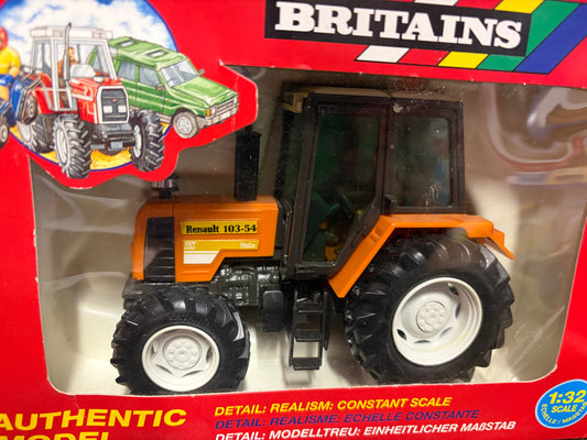 Vintage Britains 9493 Renault 103-54 Tractor Black Links 1996/97 1:32 – Boxed