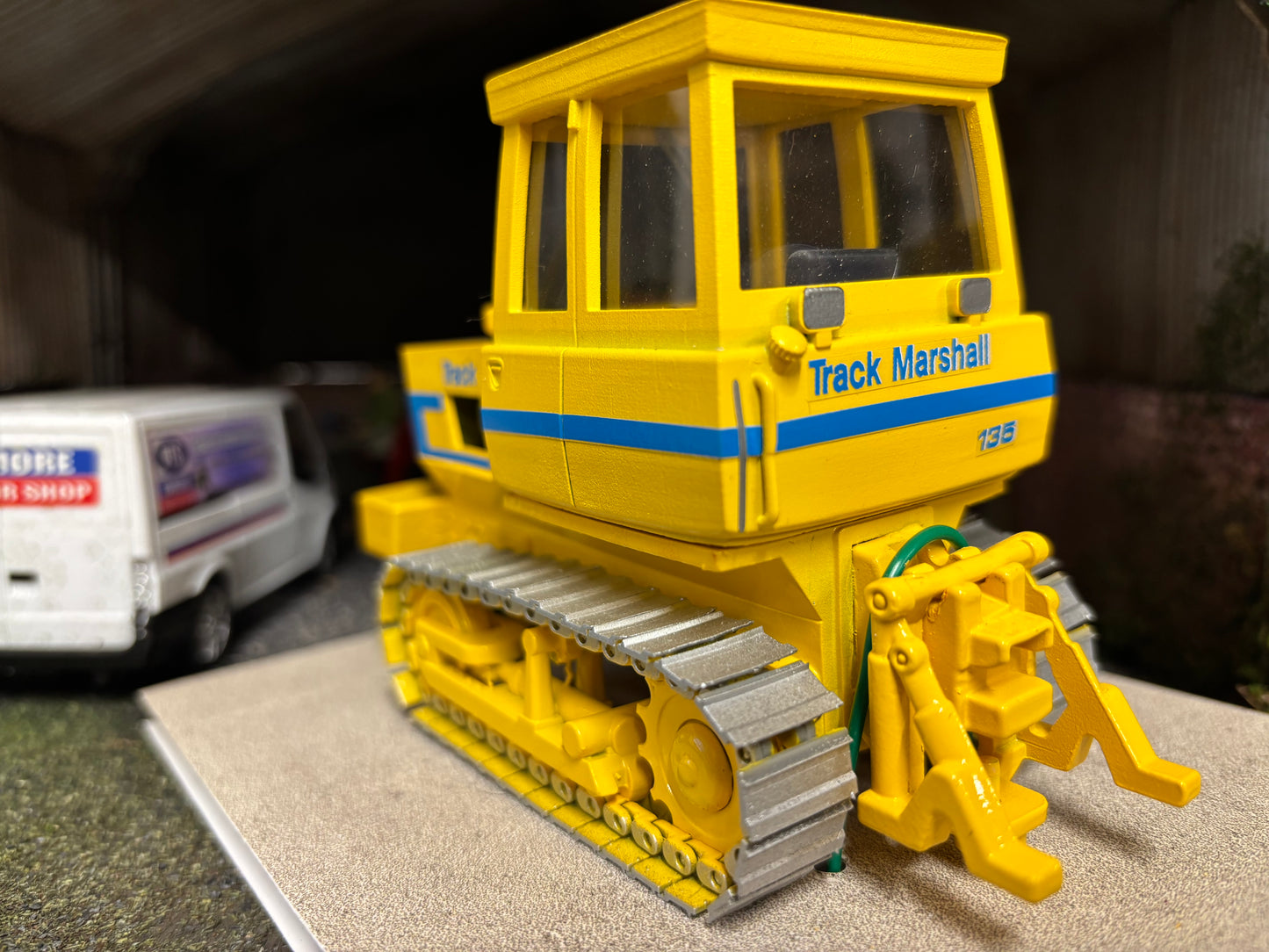Track Marshall 135 Tractor TM135 1:32 scale Scratchbuilt