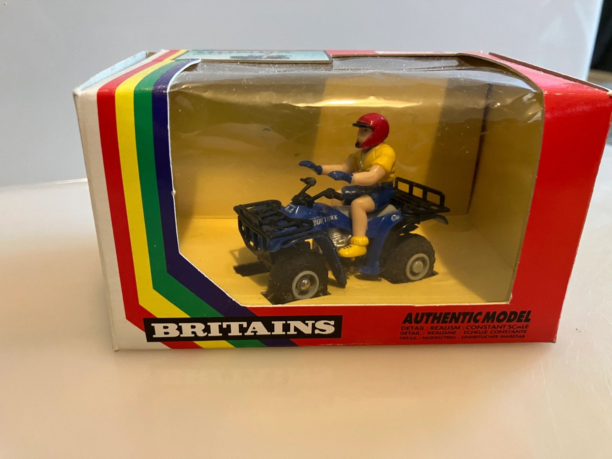 9402 Vintage Britains Honda Four Trax quad bike 1:32 scale boxed Image 3