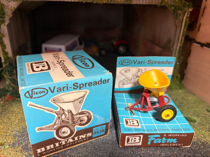 Vintage Britains Vicon Vari Spreader 9538 First Edition Box Obsolete 1:32 Scale