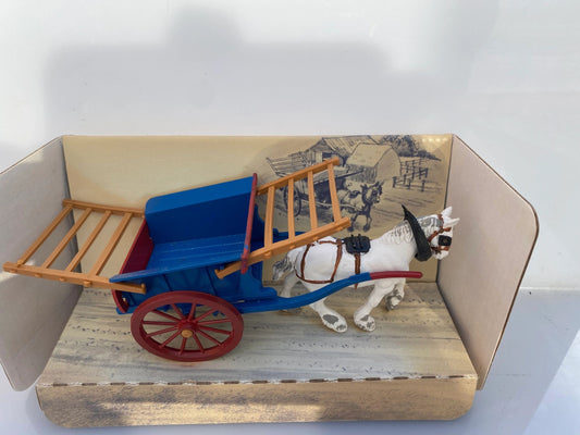 9499 Vintage Britains Tumbrel Cart with horse 1:32 scale Image 2