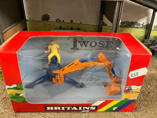 9536 Britains Twose Rear Mounted Digger 1:32 scale Image