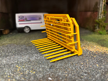 MoneyCarrie Engineering Push pull Buck Rake 3 point linkage fitting version 1:32 scale Scratchbuilt
