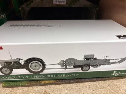 Universal Hobbies Ferguson TO-35 Tractor & Ferguson Trail Baler 12 Set UH5379 Limited Edition Obsolete 1:32 Scale