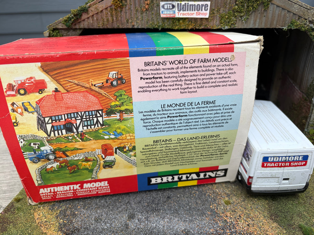 Vintage Britains 9532 Green Farmhand Round Baler 1:32 Scale – Obsolete Banded Box