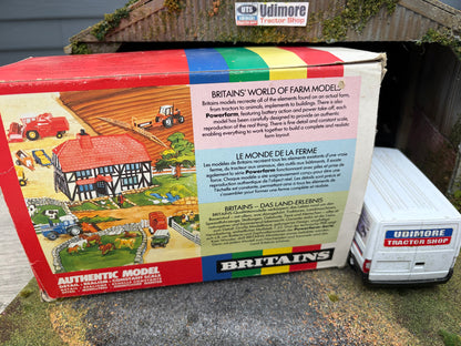 Vintage Britains 9532 Green Farmhand Round Baler 1:32 Scale – Obsolete Banded Box