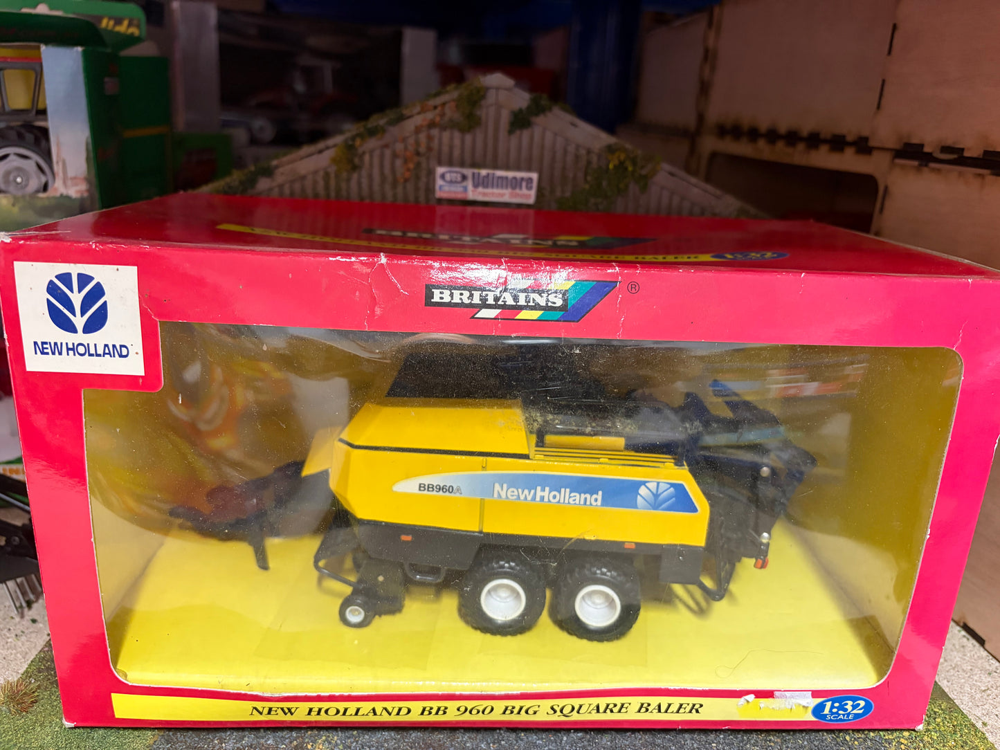 Vintage Britains New Holland BB960A Big Square Baler 42171 Original Box Obsolete Rare 1:32 Scale