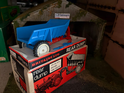Vintage Britains Shawnee Poole Trailer Early Version Narrow Wheels 1:32 Scale Boxed Obsolete - 9629