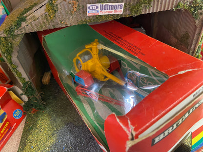 9511 Vintage Britains Hughes ICI Helicopter Crop Sprayer 1:32 scale obsolete