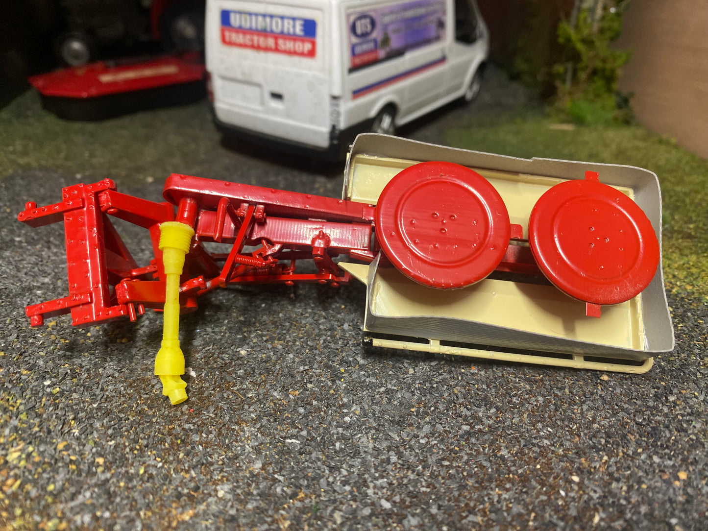 PZ CM165 drum mower Scratch Built 1:32 scale