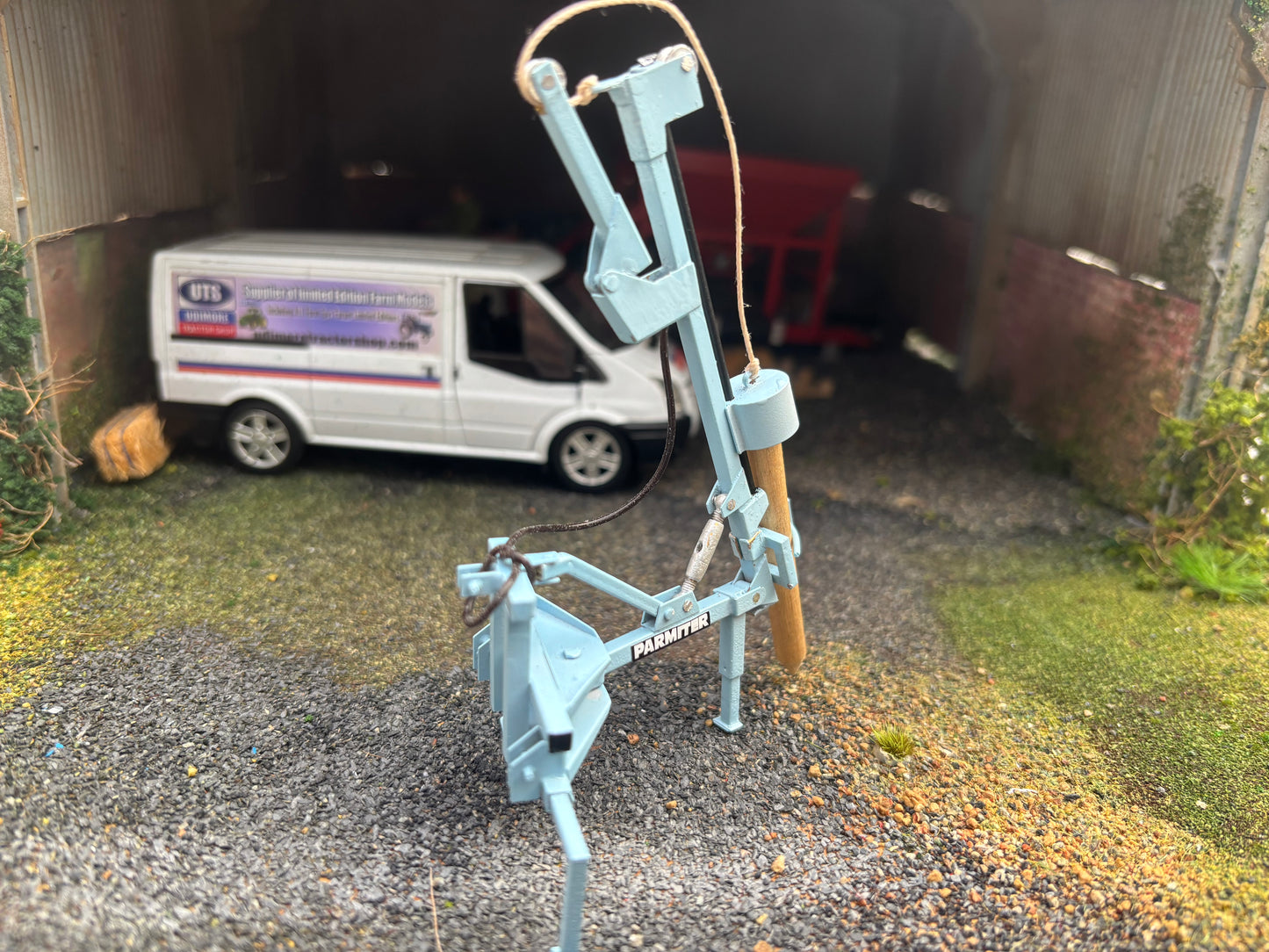 Parmiter Blue Post Driver Laser cut BRASS Scratch Built  1:32 scale BLR Models