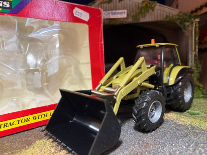 00039 Britains Hurlimann SX 1500 Tractor with loader in original  Box obsolete VINTAGE