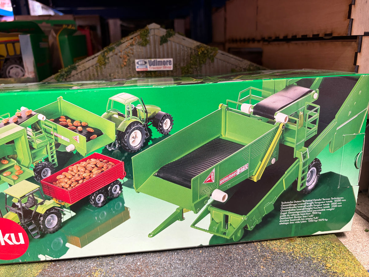 Vintage Siku 3856 Wühlmaus 2733 Potato Harvester 1995 1:32 Scale – Boxed Obsolete