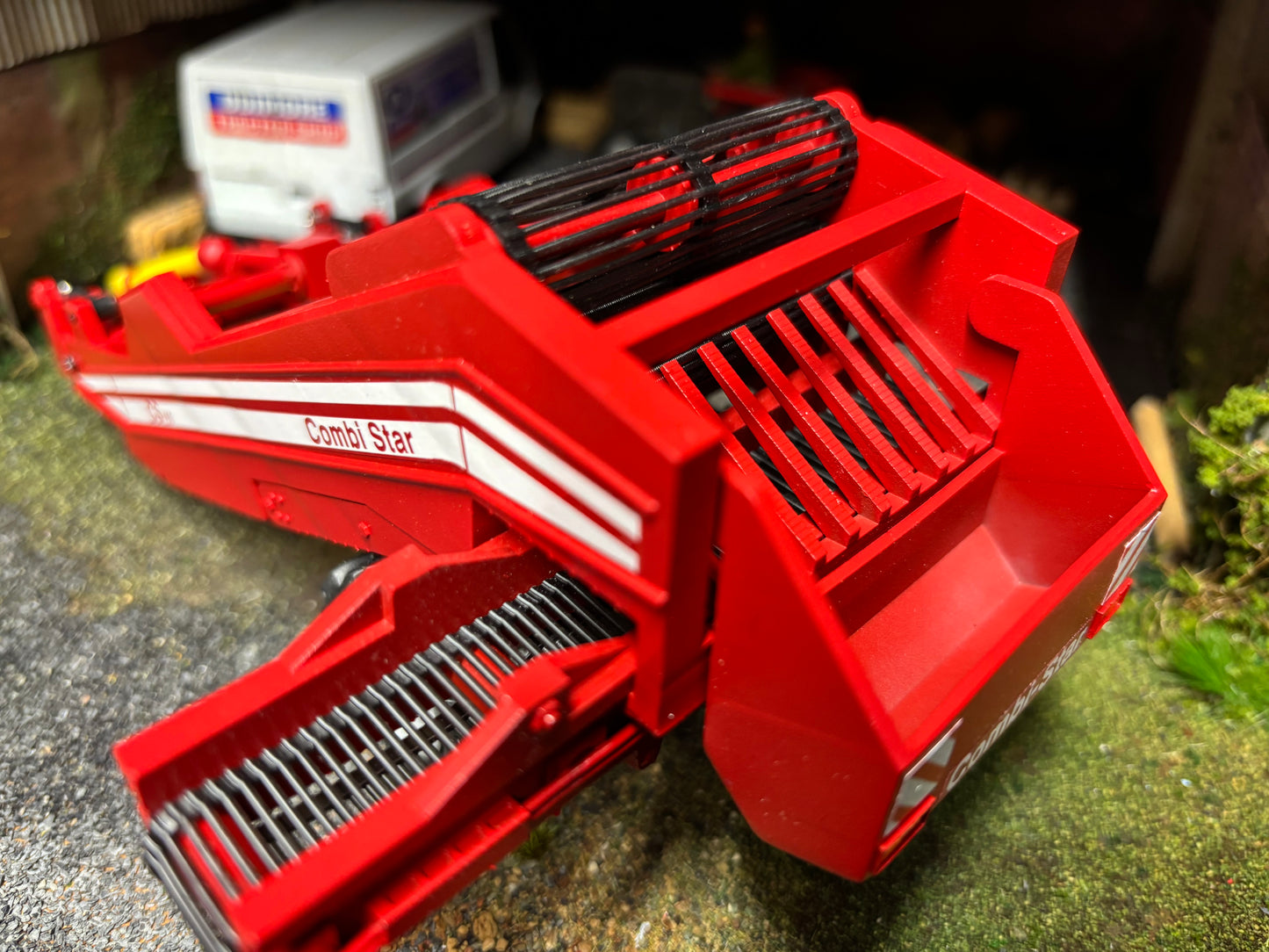 Scratch Built CS150 Combi Star Destoner Hand built 1:32 scale rear stone discharge box