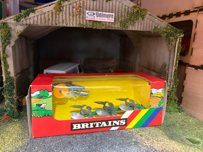 Vintage Britains Plough Set 1:32 Scale Boxed Obsolete 9546