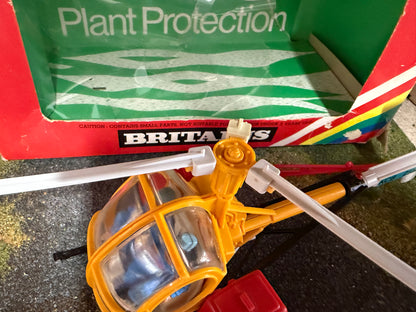 9511 Vintage Britains helicopter crop sprayer 1:32 scale Rainbow box Obsolete