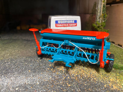 REP501 Replicagri Sulky Master 3 Seed drill Grey 1:32 scale Boxed