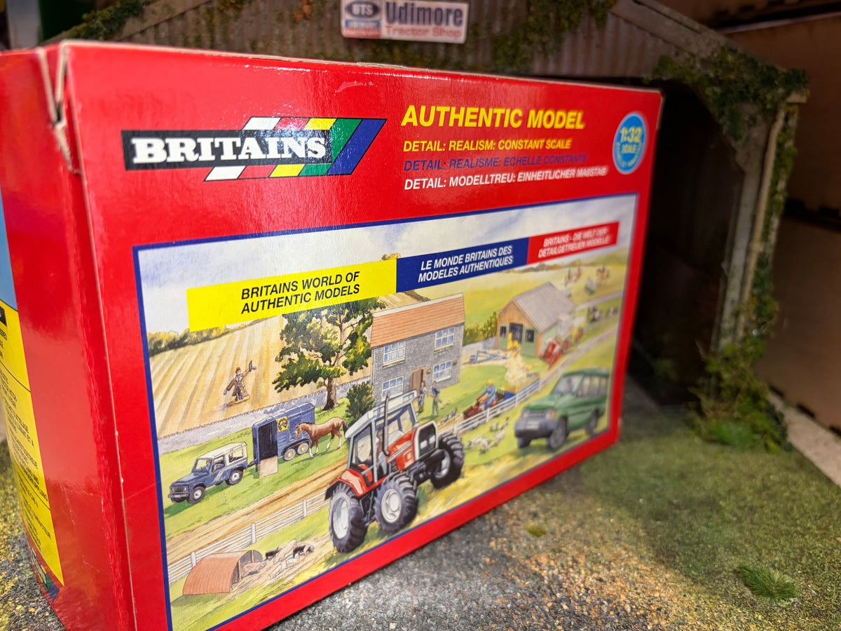 Vintage Britains 9440 JCB Fastrac 1135 Tractor 1st Version Black Links 1996 1:32 – Boxed