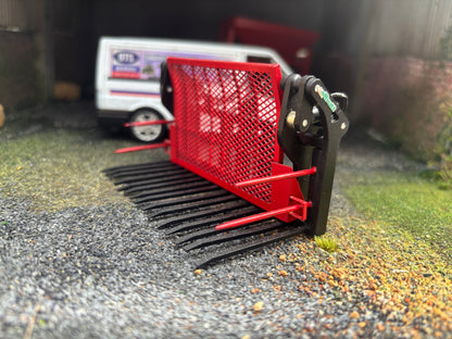 Albutt Black red Albutt push pull Buck Rake Laser cut BRASS Scratch Built  1:32 scale BLR Models