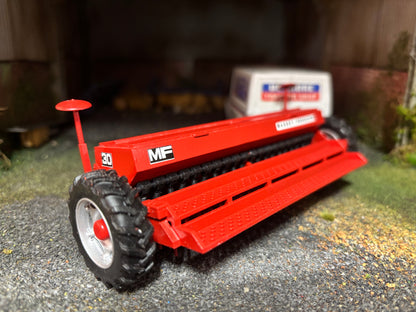 Massey Ferguson MF 30 Seed Drill 4 metre version 1.32 scale Silver wheels