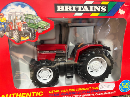 Vintage Britains Massey Ferguson 6180 Tractor 9491 Original Box Obsolete 1:32 Scale
