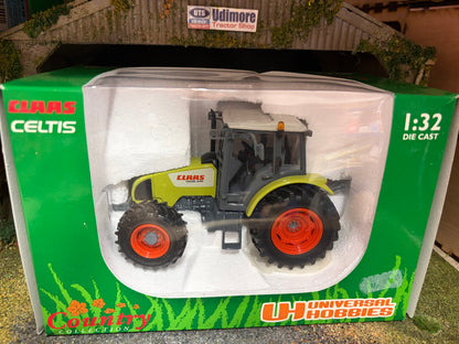 RARE Universal Hobbies UH2209 CLAAS Celtis 446 Tractor 1st Country Box Version 1:32 – Boxed Obsolete