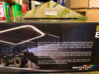 Britains 43446 JCB 542.70 Black 80th Anniversary Loadall 1:32 – Limited Edition