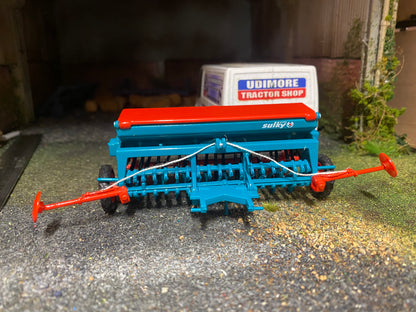 REP501 Replicagri Sulky Master 3 Seed drill Grey 1:32 scale Boxed