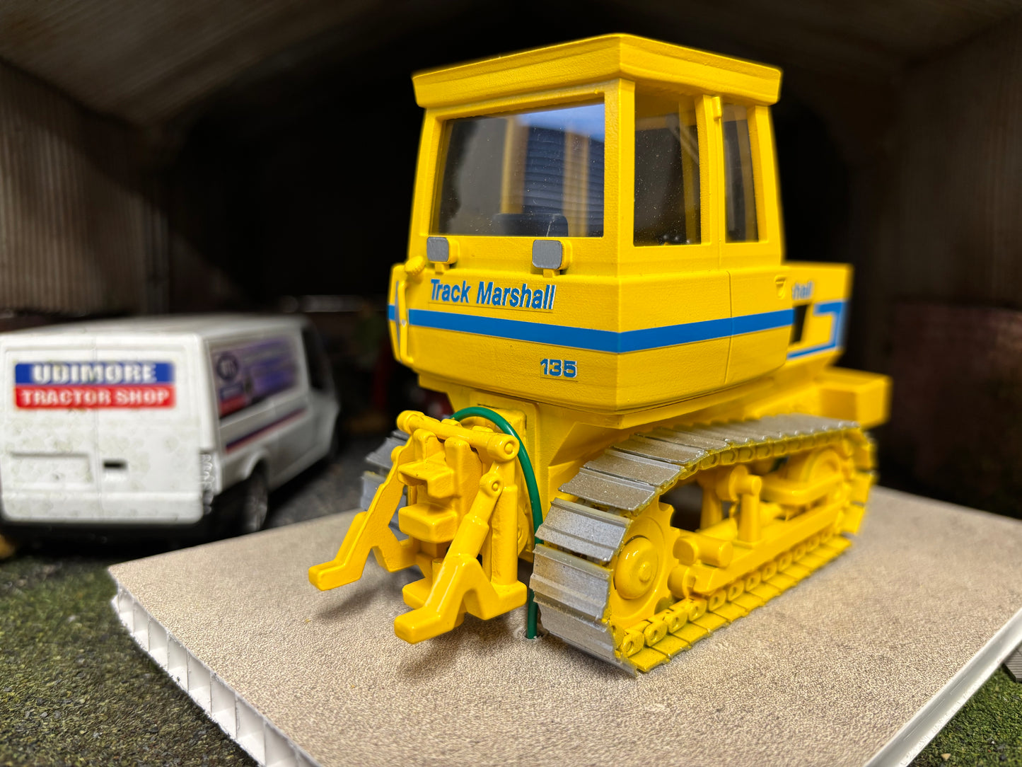 Track Marshall 135 Tractor TM135 1:32 scale Scratchbuilt