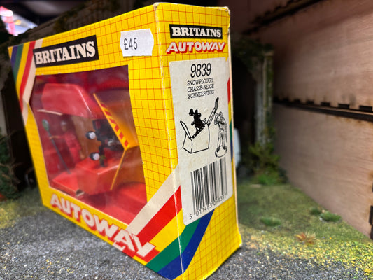 9839 Britains Autoway Snow Plough set 1:32 BOXED obsolete 1983