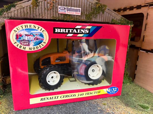 Vintage Britains Renault Cergos 340 Tractor 1:32 Scale Boxed Obsolete - 00225