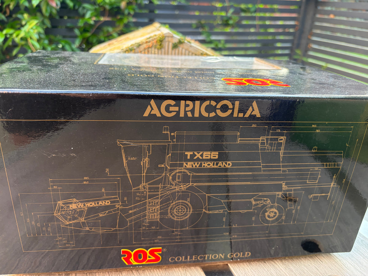 ROS New Holland TX66 Combine Harvester Collection Gold 1:32 – Boxed Obsolete