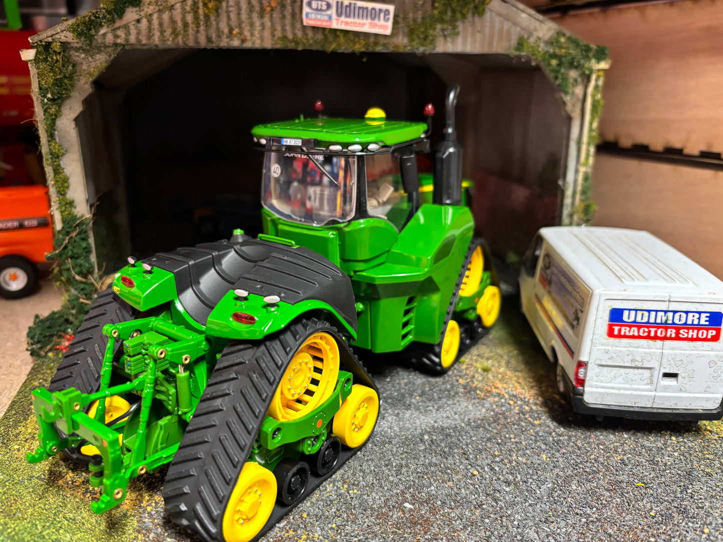 Wiking John Deere 9620RX tracked tractor 1:32 scale Boxed Precision model tracks