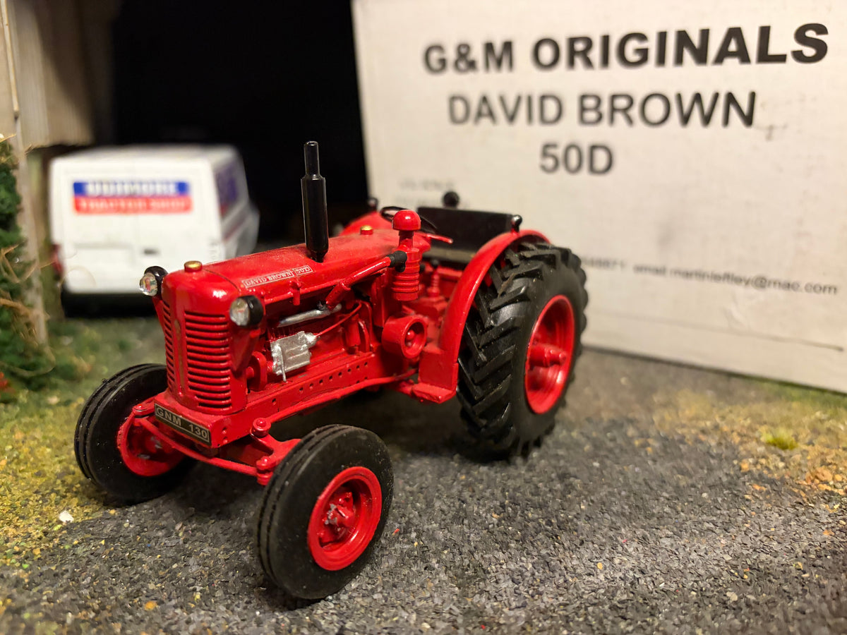 G & M Originals David Brown 50D Tractor – Limited Edition No. 312 of 350 – Handmade 1:32 Scale