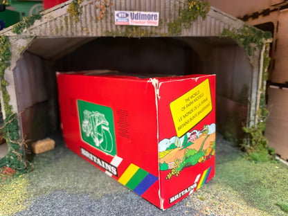 Vintage Britains Green Farmhand Round Baler 1:32 scale Obsolete Rainbow box 9532