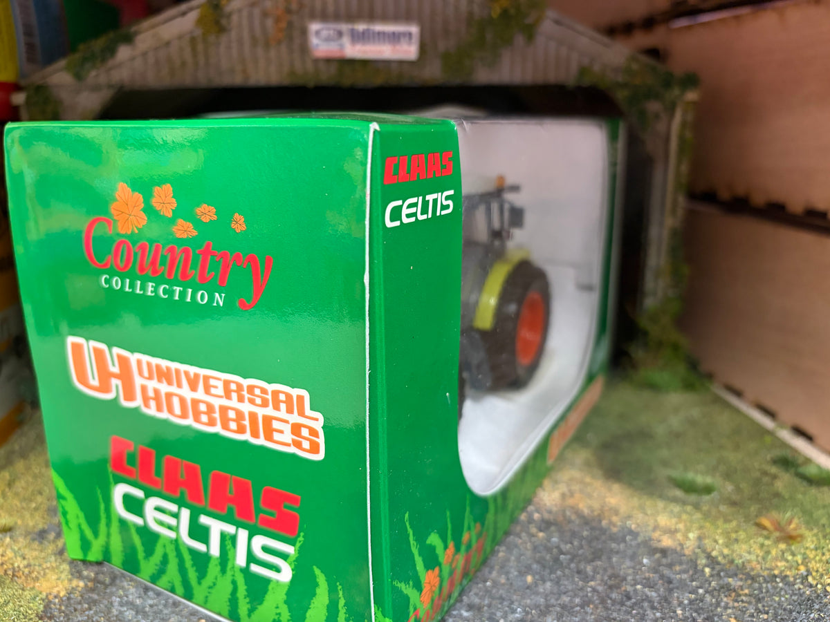 RARE Universal Hobbies UH2209 CLAAS Celtis 446 Tractor 1st Country Box Version 1:32 – Boxed Obsolete