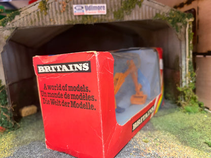 9536 Vintage Britains Twose Rear mounted digger 1:32 scale Rainbow box obsolete