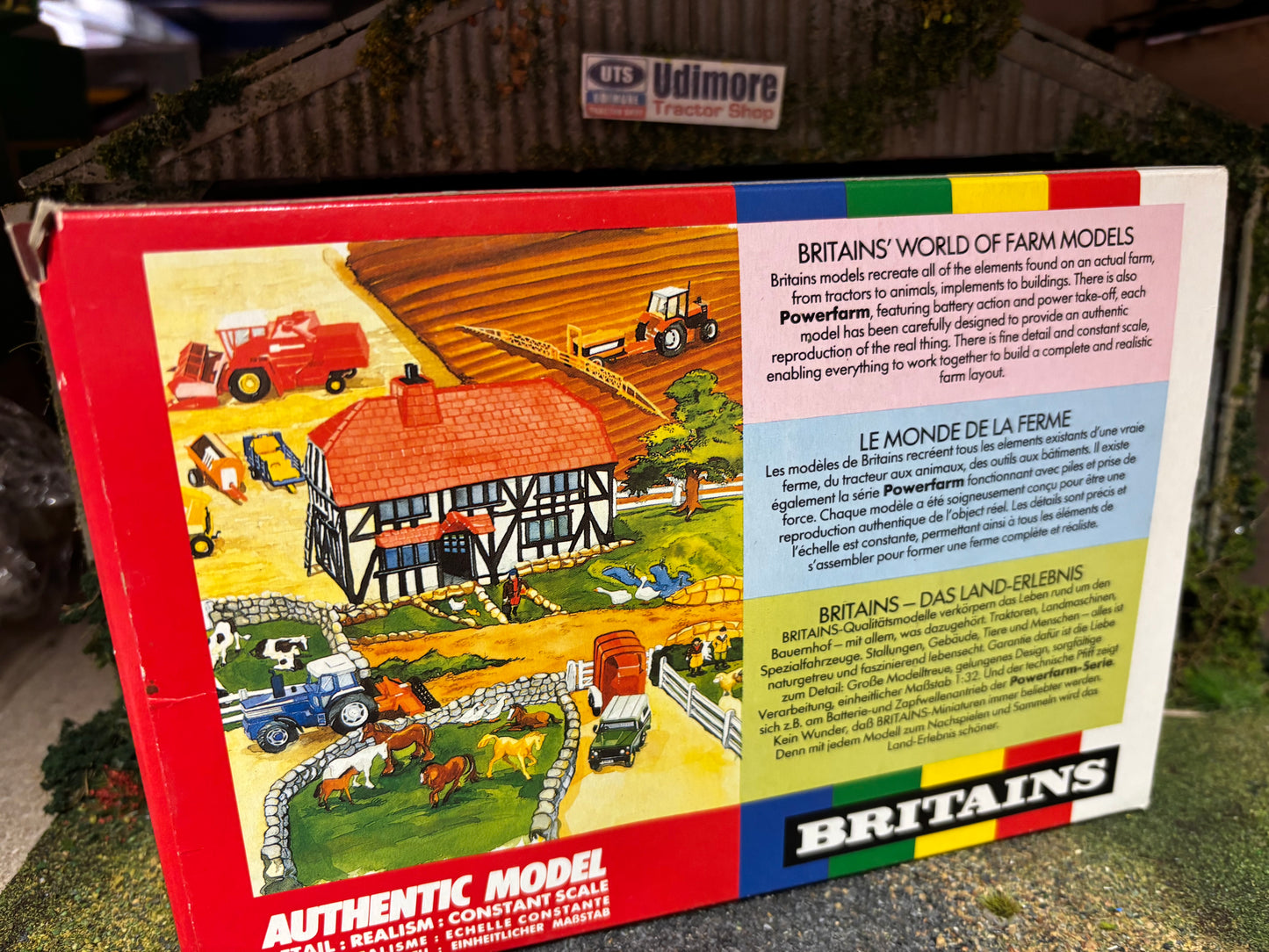 9497 Britains Kemper Champion 3000 Rotary Crop Header  1:32 BOXED obsolete