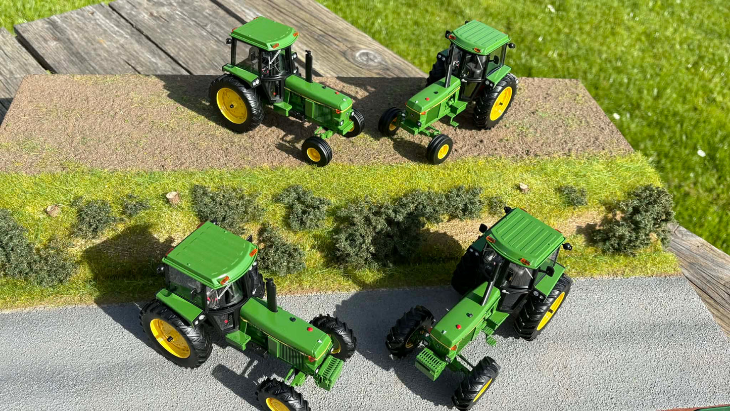 MAP Miniagripassion John Deere 4040 4WD Mk 2 tractor UK spec, scratch-built 1:32 scale, collection-only, outdoor display