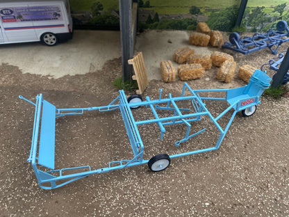 BLR Models Laser cut BRASS Scratch Built Cook 8 bale accumulator sledge 1:32 scale Image 10
