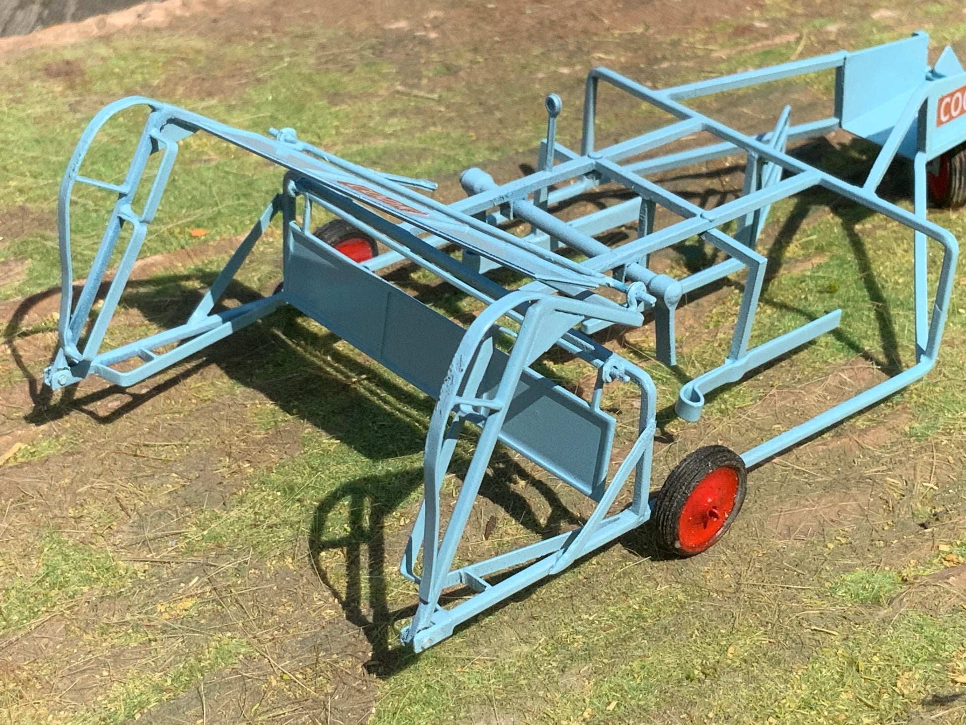 BLR Models Laser cut BRASS Scratch Built Cook 8 bale accumulator sledge 1:32 scale Image 9