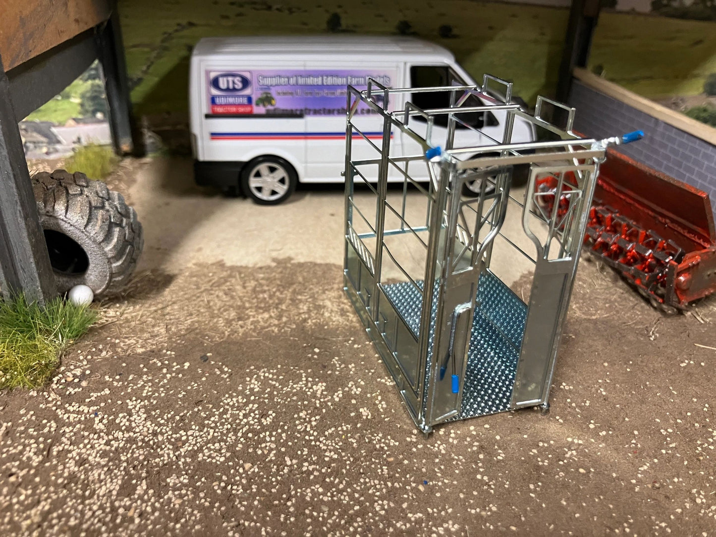 BLR Models Laser cut BRASS Scratch built Cattle Crushes 1:32 scale Galvanised Image 5
