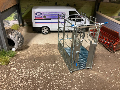 BLR Models Laser cut BRASS Scratch built Cattle Crushes 1:32 scale Galvanised Image 5