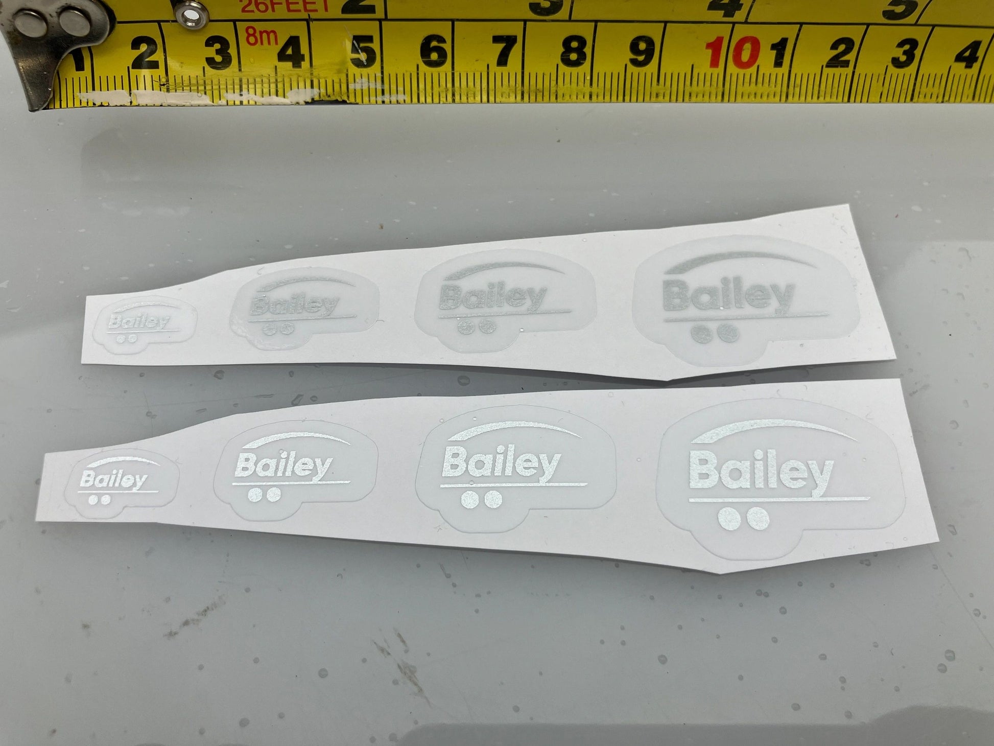 Bailey pre cut Professional High quality vinyl Decals white Bailey decals 1:32 scale Image